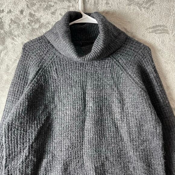 Kuhl Sienna Sweater Chunky Knit Heavyweight Roomy Fit Gray Hiking Gorpcore - Picture 2 of 8